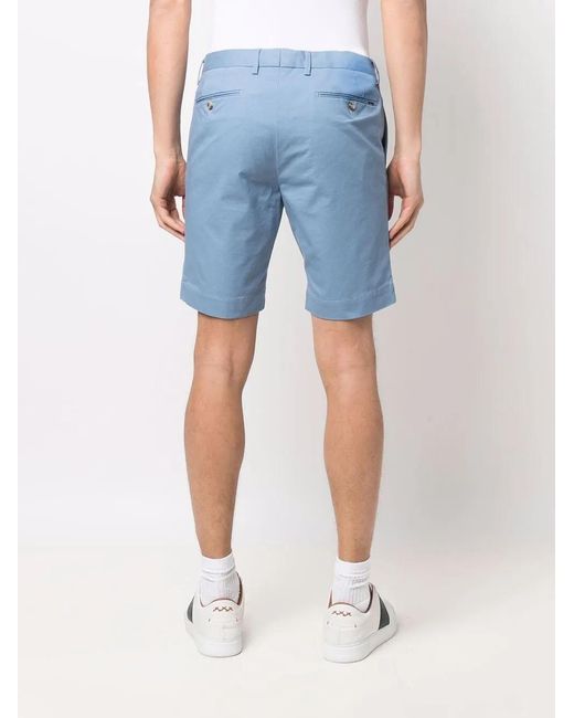 Polo Ralph Lauren Blue Cotton Chino Shorts for men