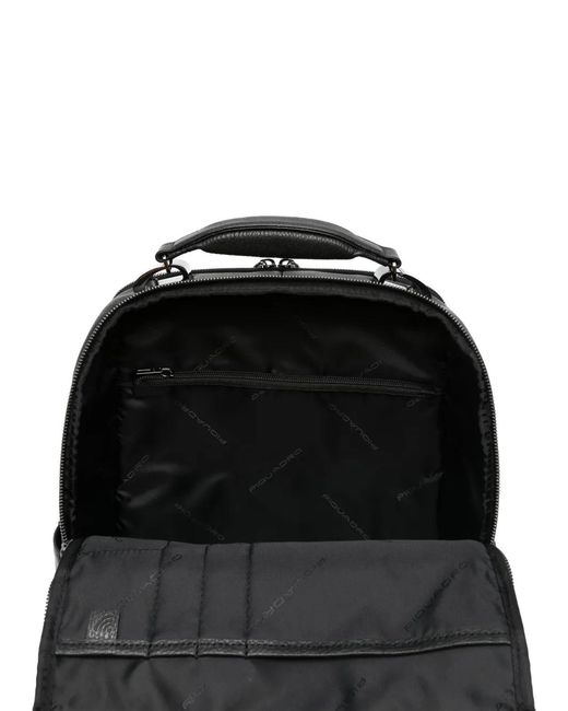 Piquadro Black Laptop Backpack 14"