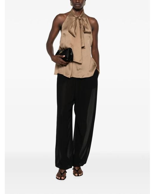 Tom Ford Natural Patterned Halterneck Top