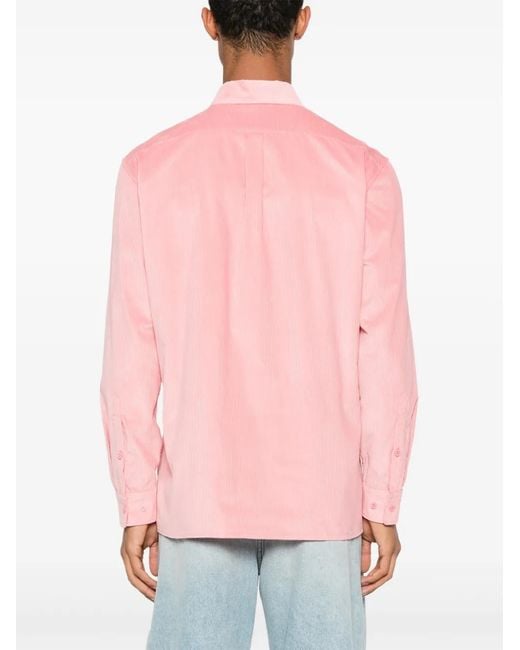 Gabriela Hearst Pink Cotton Shirt for men