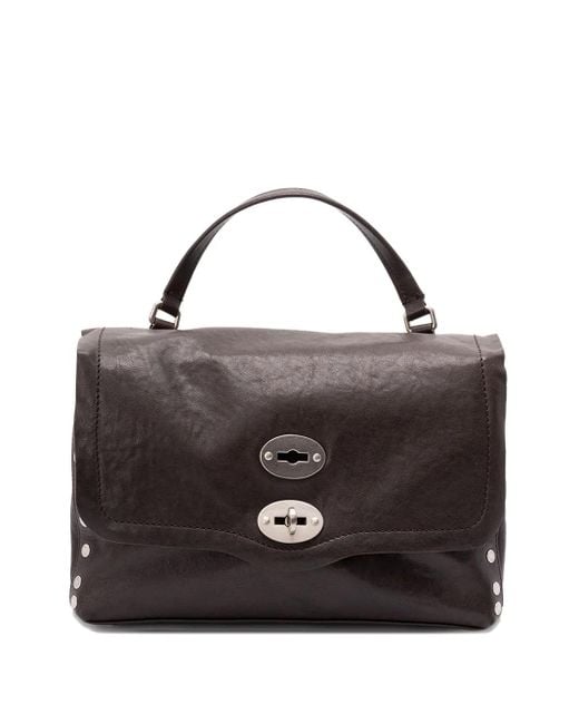 Petit Sac Porté Épaule Postina Zanellato en coloris Black