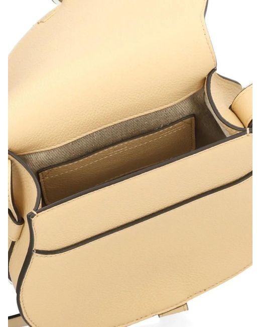 Chloé Natural Marcie Small Saddle Bag