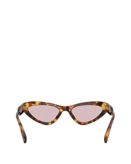 Miu Miu Pink Cat-Eye Sunglasses