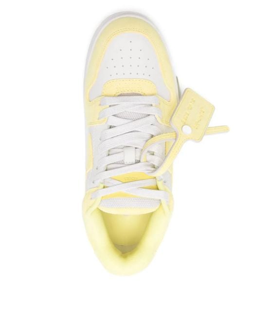 Off-White c/o Virgil Abloh Yellow Arrow-Motif Sneakers