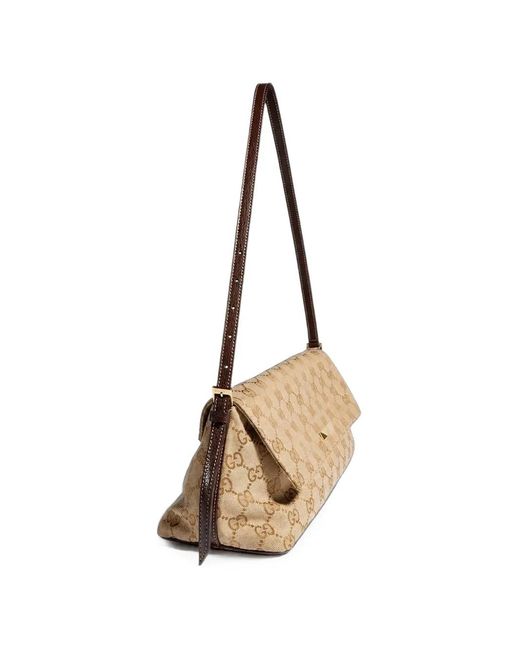Gucci Metallic Madison Logo-Pattern Shoulder Bag