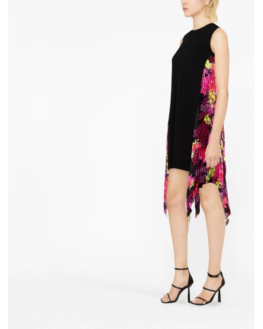 Versace Black Virgin-Wool Mini Dress