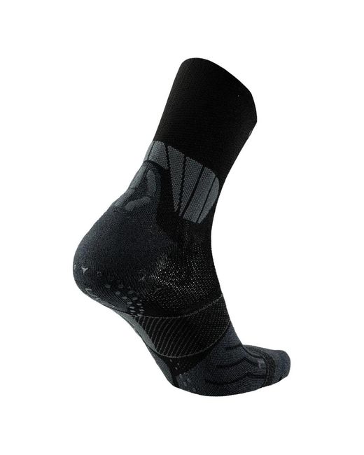 Uyn Black Patterned Socks for men