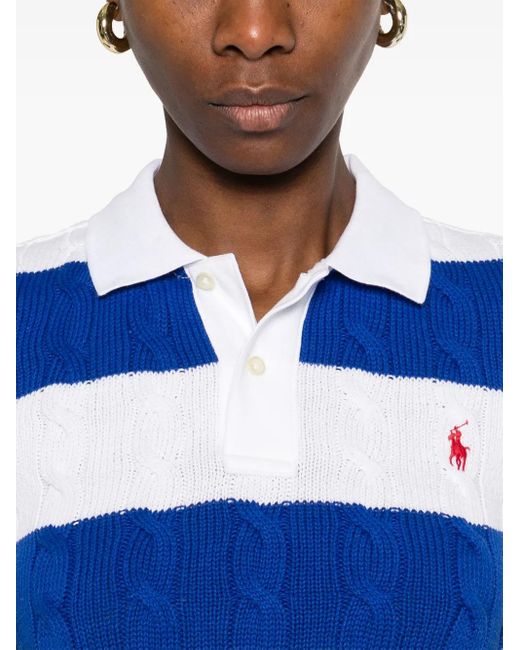 Polo Ralph Lauren ケーブルニット トップ Blue