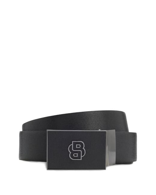 Boss Black Ceinture En Cuir À Design Réversible for men