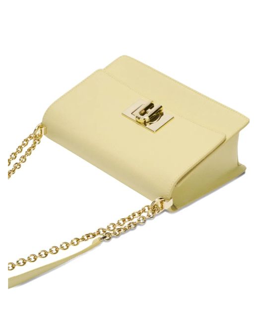 Furla Small 1927 Cross Body Bag Natural