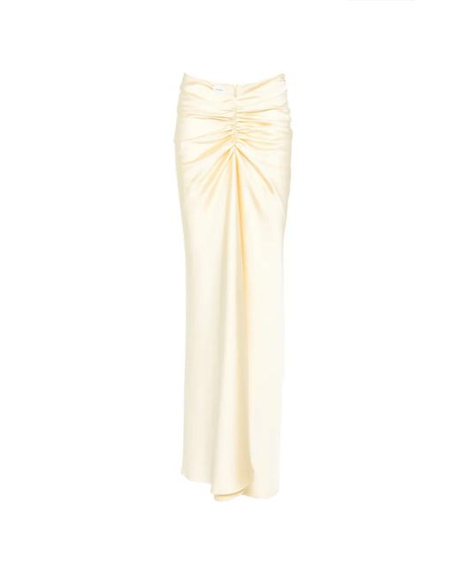 ANDAMANE White Ruched Skirt