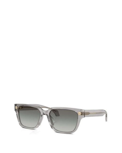 Versace Gray Rectangular Sunglasses for men