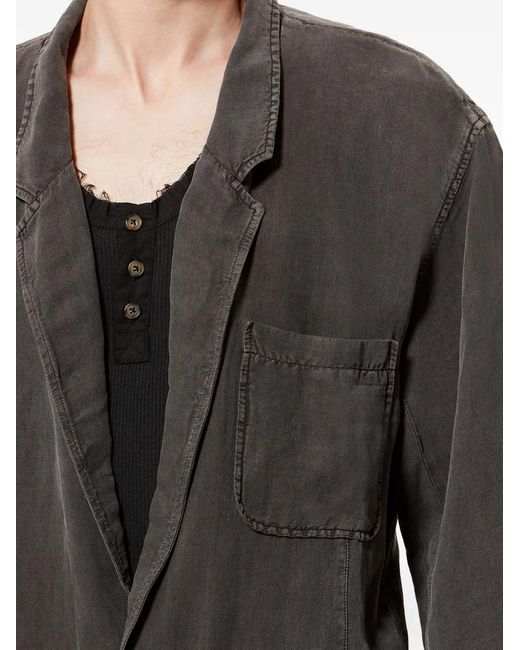 Isabel Marant Gray Stan Buttoned Pocket Blazer for men