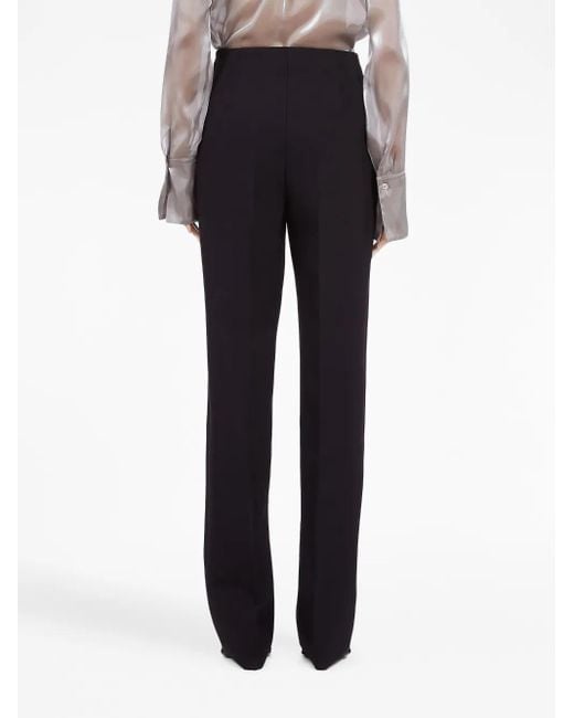 Ferragamo Black Wool Trousers