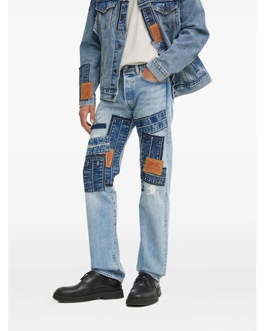 Levi's Blue 501 Original Jeans for men