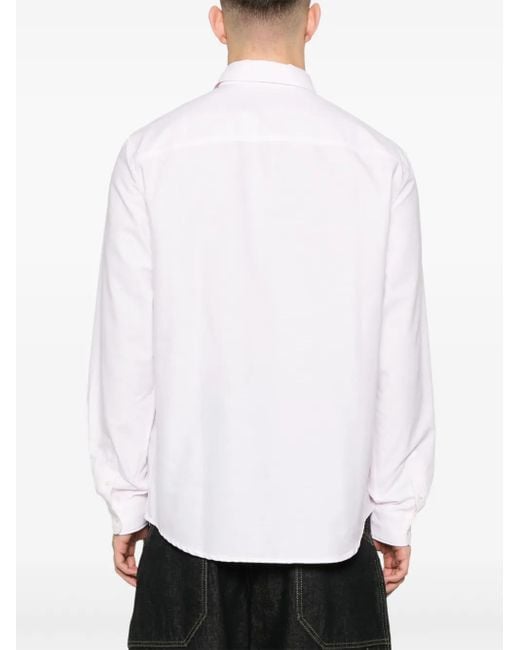 A.P.C. Greg Overhemd in het White voor heren