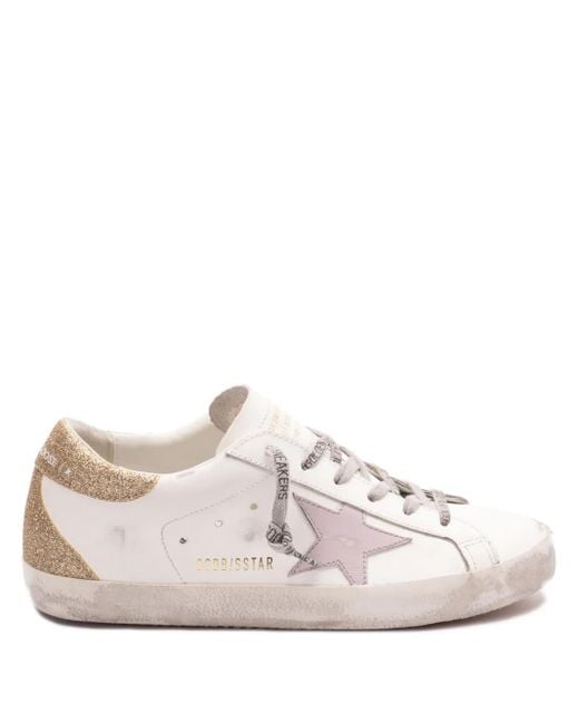 Golden Goose Deluxe Brand Pink Leather Sneakers