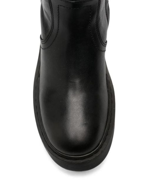Vic Matié Black Stivale Xavier Platform Wedge Boots