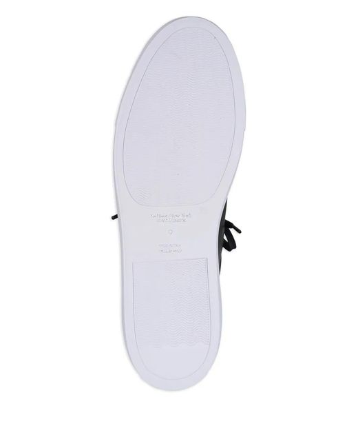 To Boot New York Black Pescara Lace-Up Sneakers for men