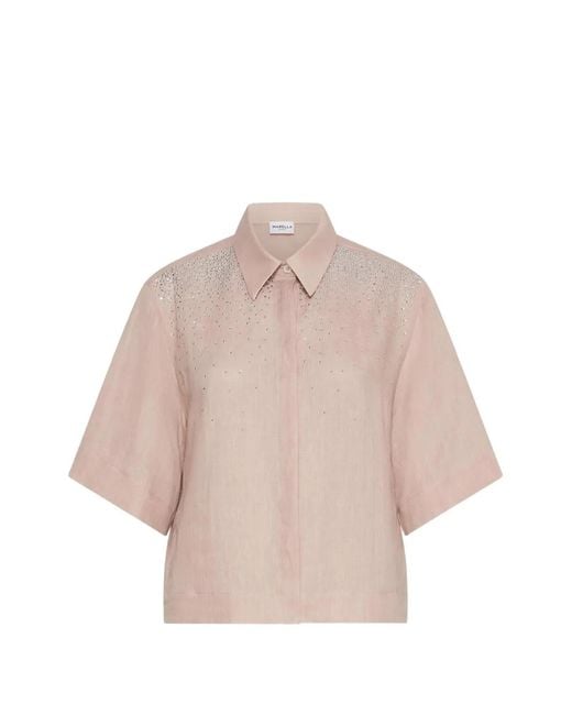 Marella Verfraaid Blouse in het Natural