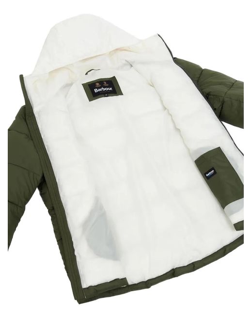 Plumífero Con Botones Barbour de hombre de color Green