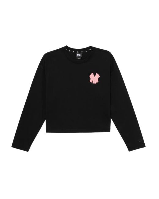 KTZ Black T-Shirt Mit Logo-Prägung