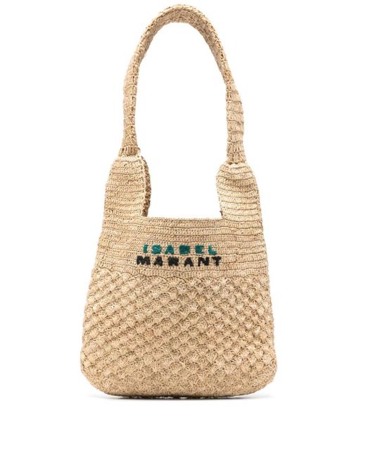 Isabel Marant White Small Praia Shoulder Bag