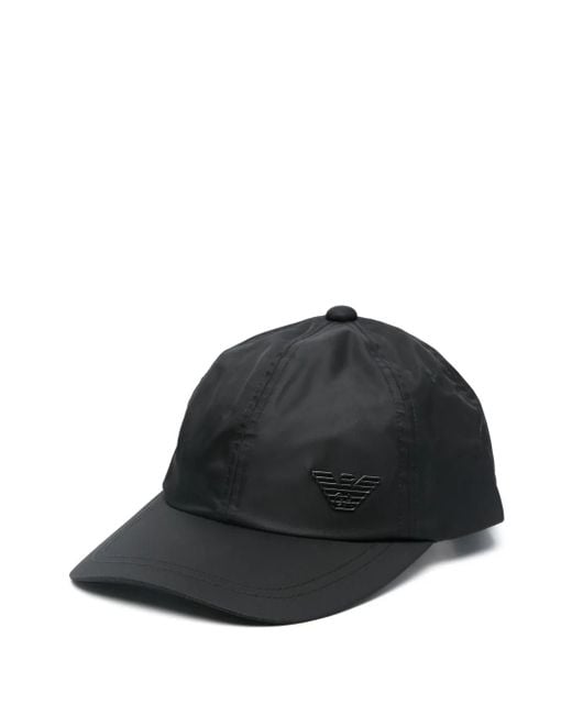 Cappello Da Baseball Con Placca Logo di Emporio Armani in Black da Uomo