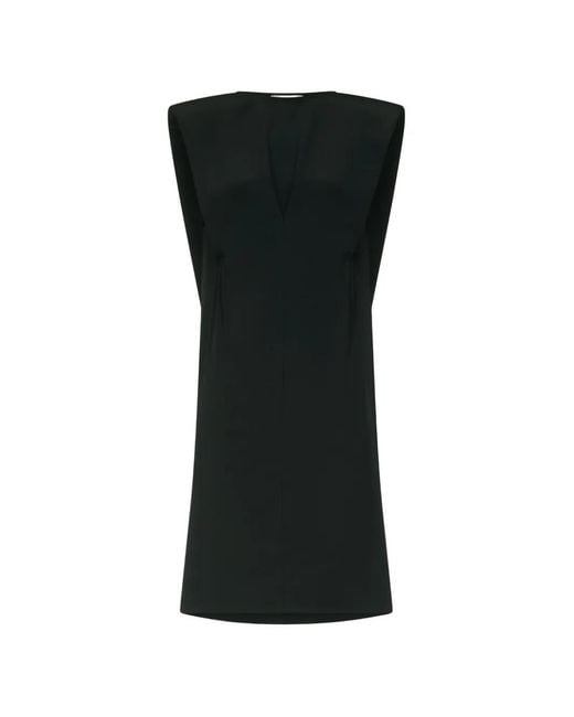 Loulou de Saison Black Lio Darted Mini Dress