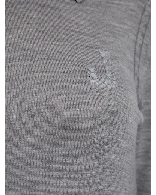 Maglione Con Ricamo di Jacquemus in Gray