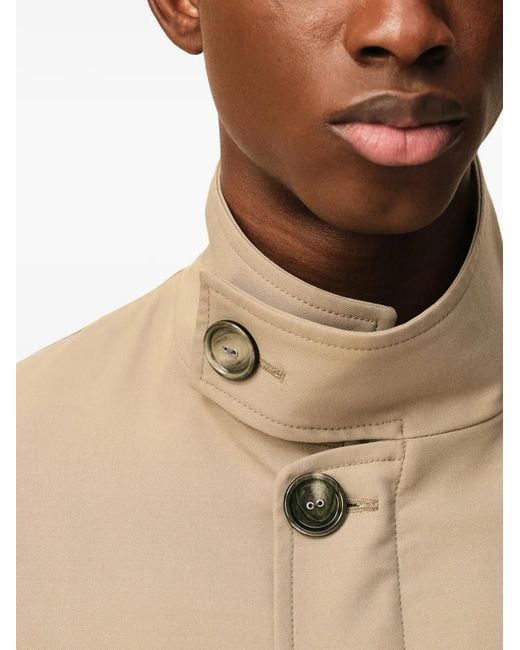 AMI Natural New Wool Harrington Jacket for men