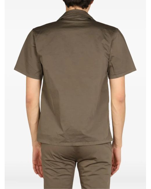 Department 5 Green Short-Sleeve Pocket Shirt for men
