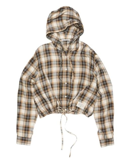 Acne Metallic Hooded Overshirt