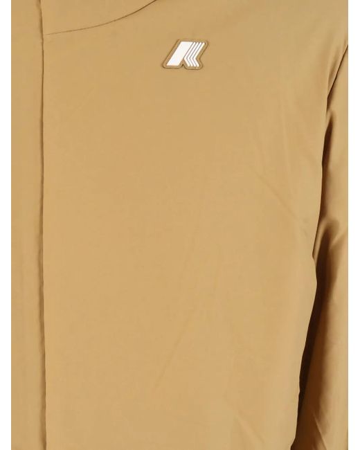 K-Way Natural Jacob Hooded Coat for men