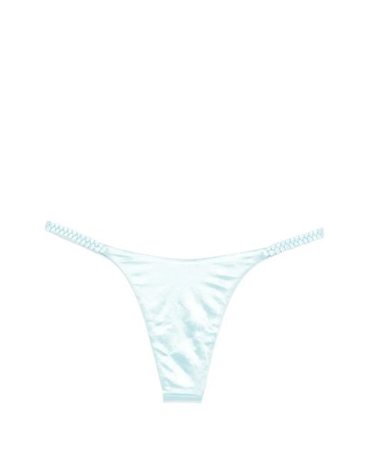 Isa Boulder Blue Weave Side Bikini Bottom