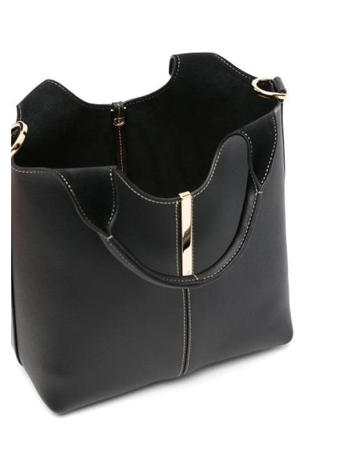 Tod's レザーハンドバッグ Black
