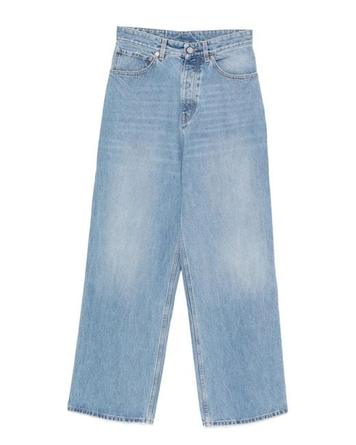 Vetements Blue Jean À Boutonnière