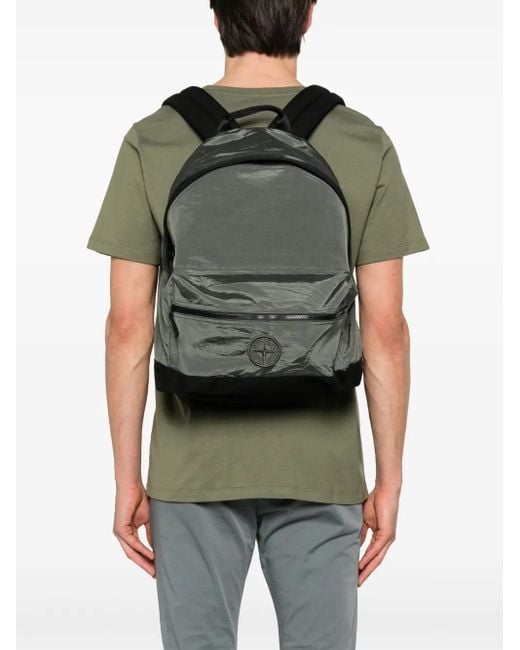 Stone Island Gray Backpack for men