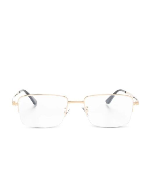 Cartier Natural Rectangle-Frame Glasses