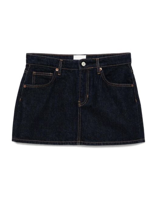 Reformation Black Hazel Minirock