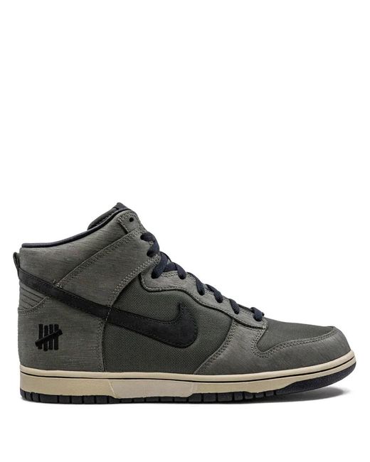 Nike Black X Undefeated Dunk High Sp "Ballistic" Sneakers for men