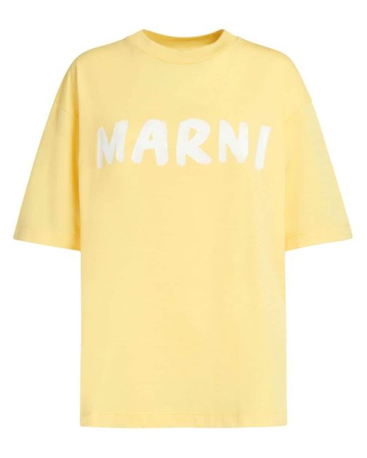 Marni ロゴ Tシャツ Yellow