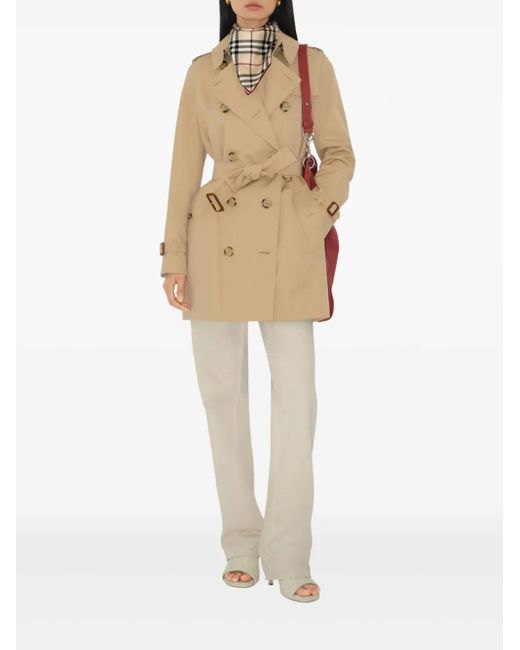 Burberry Natural Kensington Heritage Belted Trench Coat