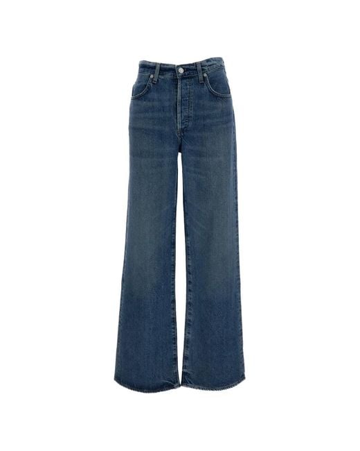 Citizens of Humanity Blue Annina Straight-Leg Jeans