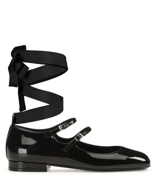Sergio Rossi Black Si Rossi Ballet Flats
