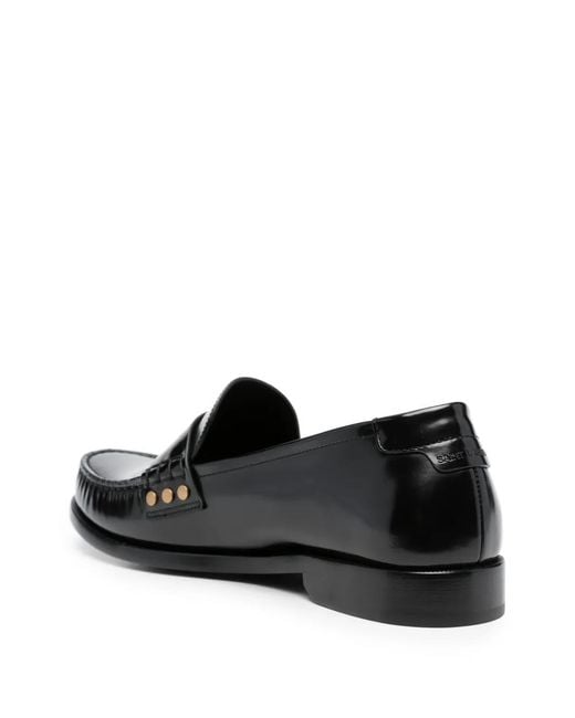 Saint Laurent Black Loafers for men