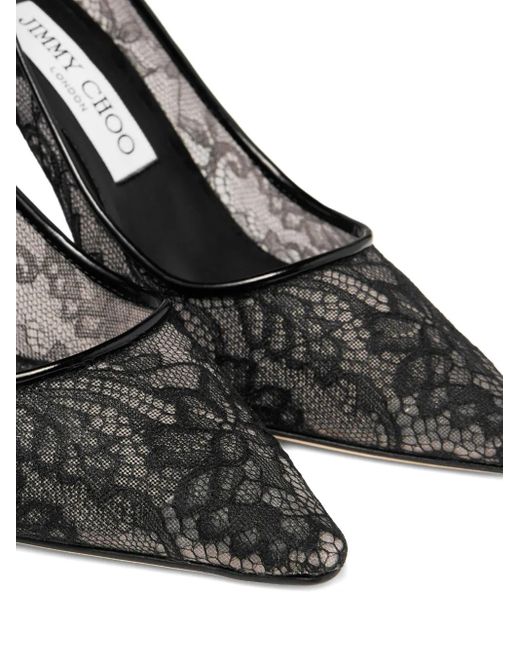 Jimmy Choo Metallic Romy 85 Pumps