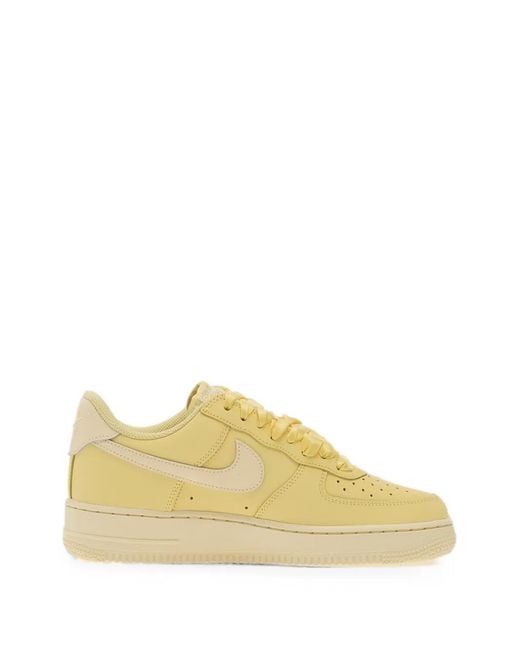 Nike Yellow Air Force 1 Retro Premium Sneakers