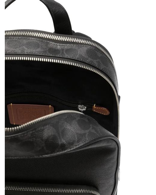 COACH Black Charter Backpack