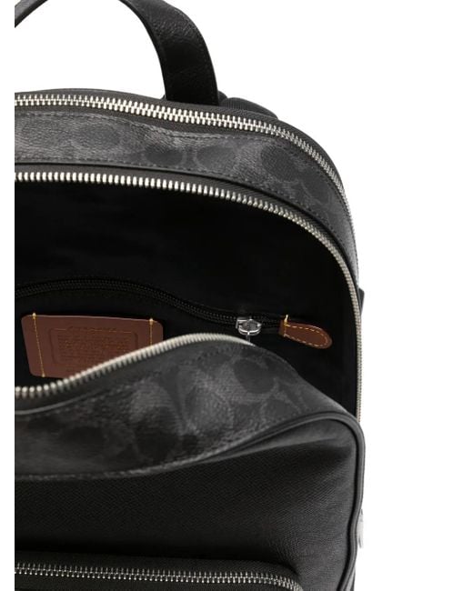 COACH Black Charter Rucksack